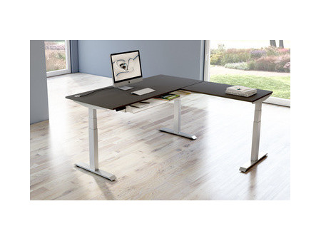 kerkmann Bureau réglable en hauteur Move 4 avec extension