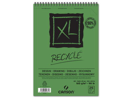 CANSON Bloc croquis et études 'XL DESSIN RECYCLE', A5