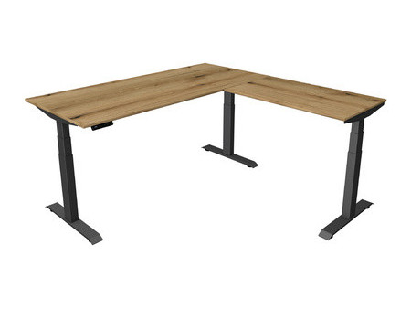 kerkmann Bureau réglable en hauteur Move 4 avec extension