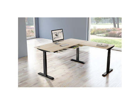 kerkmann Bureau réglable en hauteur Move 4 avec extension