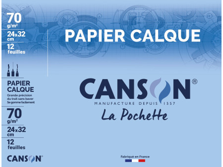 CANSON Papier calque satin, 240 x 320 mm, 70 g/m2
