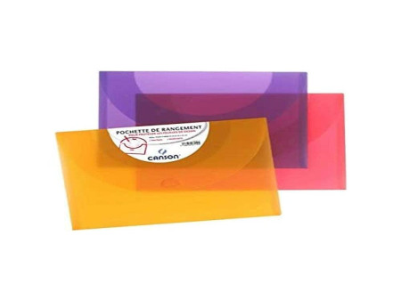CANSON Pochette de rangement à dessin, en PP, 370 x 470 mm