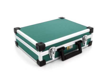allit Mallette d'aluminium 'AluPlus Basic', taille L, vert