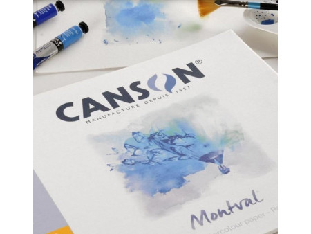 CANSON Bloc de papier aquarelle 'Montval', 240 x 320 mm