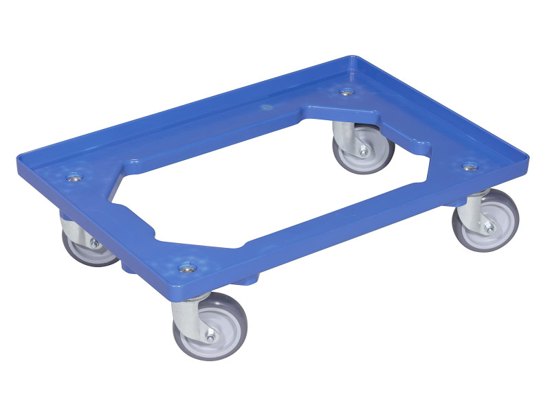 allit Chariot de transport ProfiPlus EuroRoll OS 600, bleu
