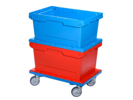 allit Chariot de transport ProfiPlus EuroRoll OS 600, bleu