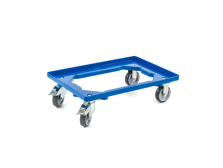 allit Chariot de transport ProfiPlus EuroRoll OB 600, bleu