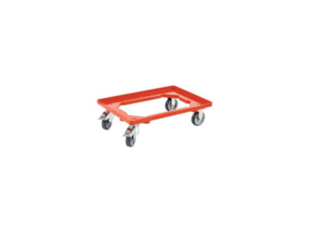allit Chariot de transport ProfiPlus EuroRoll OB 600, rouge