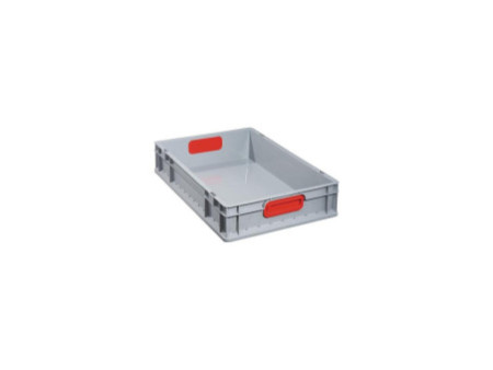 allit Bac de rangement ProfiPlus EuroBox 612, gris/rouge