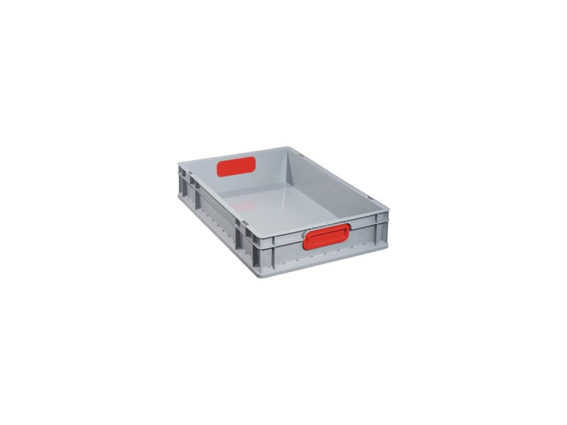 allit Bac de rangement ProfiPlus EuroBox 612, gris/rouge