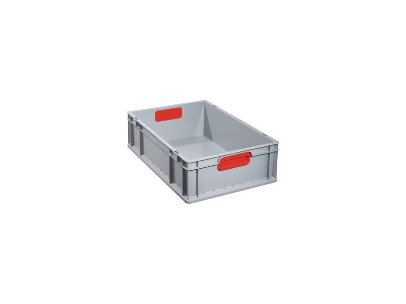 allit Bac de rangement ProfiPlus EuroBox 617, gris/rouge