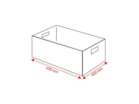 allit Bac de rangement ProfiPlus EuroBox 622, gris/bleu