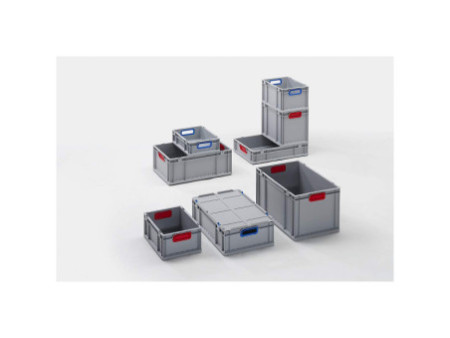 allit Bac de rangement ProfiPlus EuroBox 622, gris/bleu