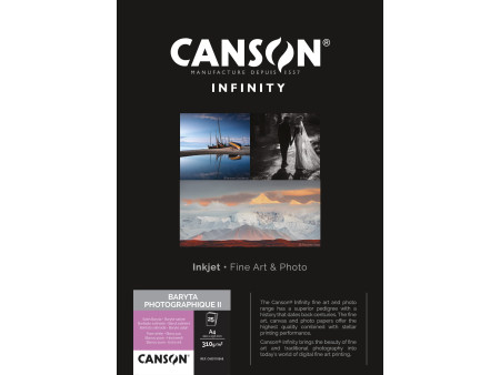 CANSON INFINITY Papier photo BARYTA Photographique II, A4