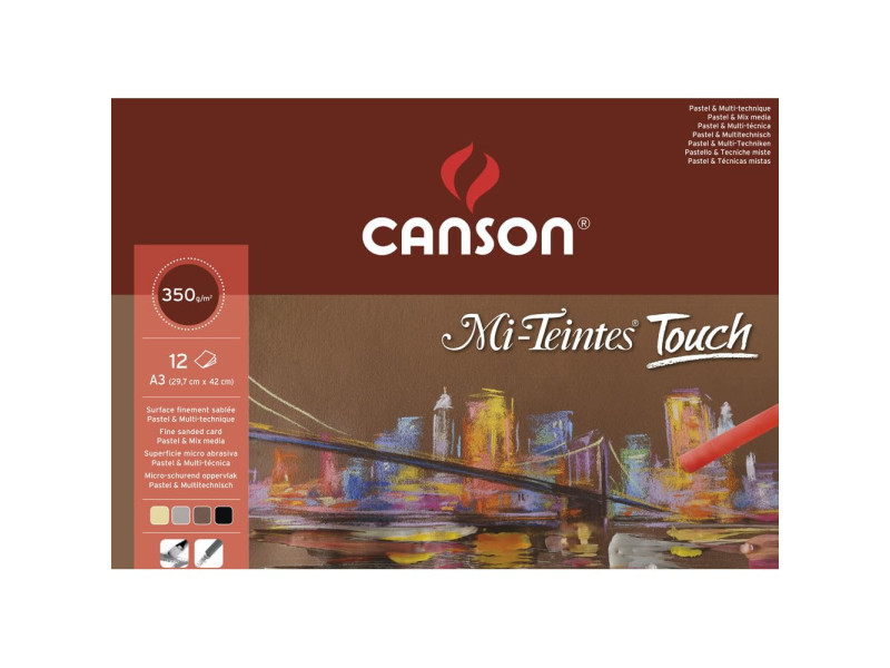 CANSON Bloc de feuilles à dessin 'Mi-Teintes Touch'