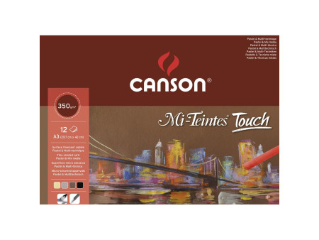 CANSON Bloc de feuilles à dessin 'Mi-Teintes Touch',
