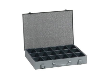 allit Mallette à petites pièces EuroPlus Metall 34/18, gris
