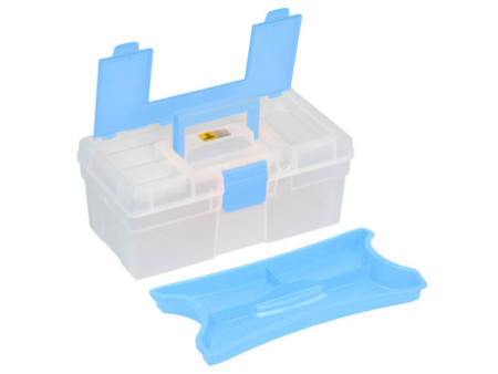 allit Boîte de rangement McPlus Clear 12.5, PP, bleu