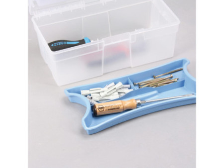 allit Boîte de rangement McPlus Clear 12.5, PP, bleu