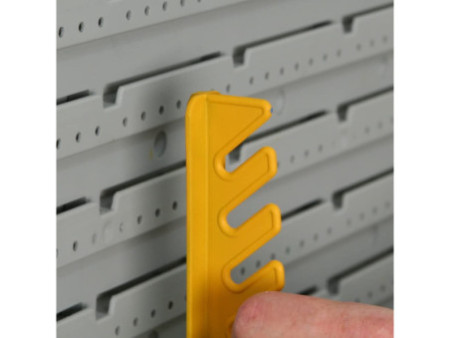 allit Râtelier porte-clés plates 'StorePlus Flex P 8', jaune