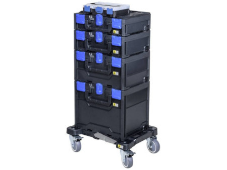 allit Chariot mobile EuroPlus MetaRoll, noir