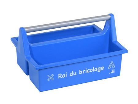 allit Caisse de transport McPlus Carry 'Roi bricolage', bleu