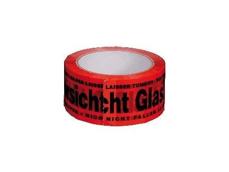smartboxpro Ruban adhésif de signalisation 'Vorsicht Glas!'