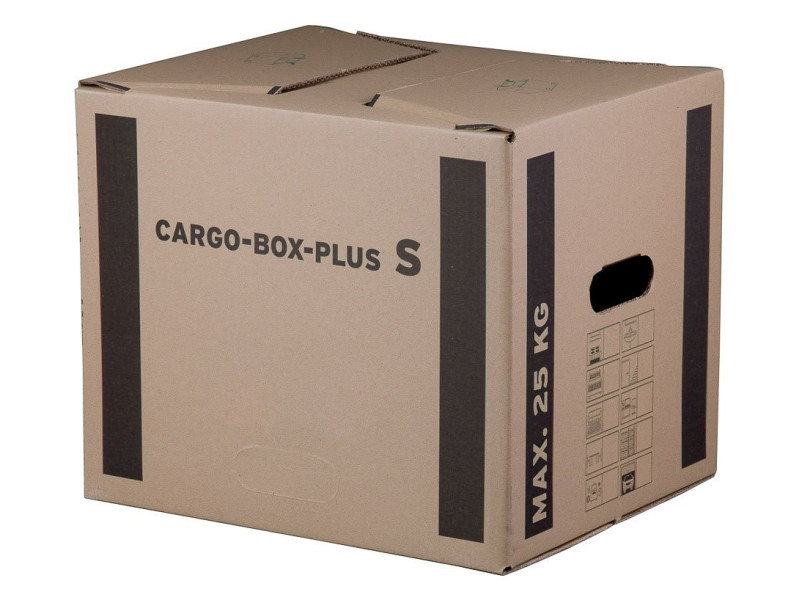 smartboxpro Carton de déménagement 'CARGO-BOX-PLUS S',marron