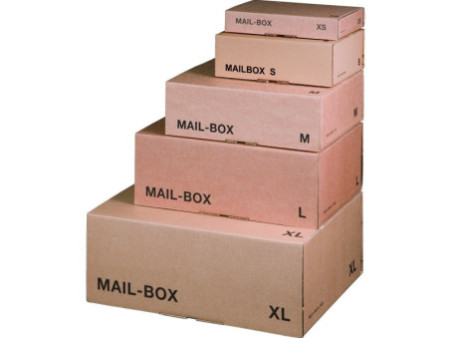 smartboxpro Carton d'expédition MAIL BOX, taille: S, marron