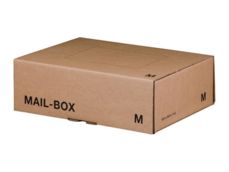 smartboxpro Carton d'expédition MAIL BOX, taille: M, marron