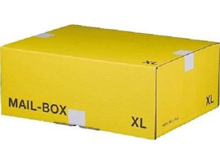 smartboxpro Carton d'expédition MAIL BOX, taille: XL, jaune