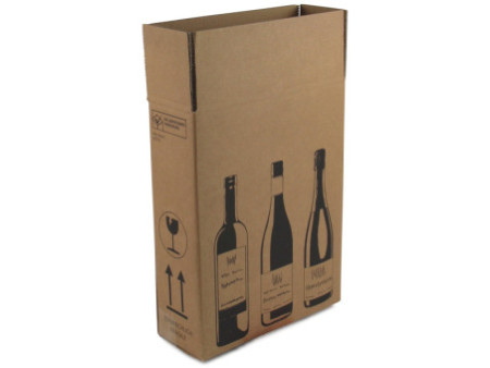 smartboxpro Cartons d'expédition pour 3 bouteilles