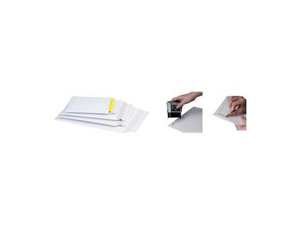 smartboxpro Pochette d'expédition, en carton rigide blanc,