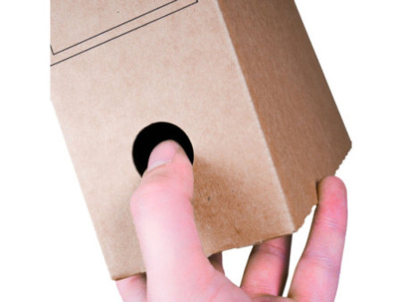 smartboxpro Collecteur vertical à archives, A4, marron