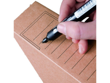 smartboxpro Collecteur vertical à archives, A4, marron