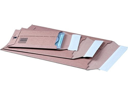smartboxpro Pochette d'expédition, en carton ondulé marron,