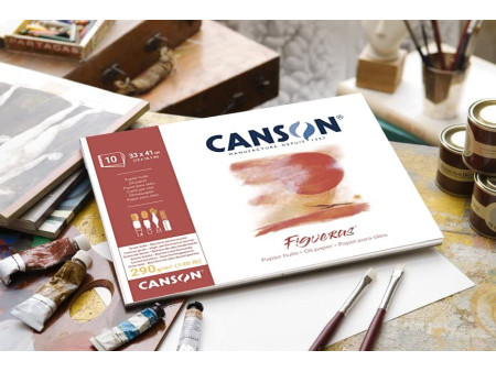 CANSON Bloc papier dessin 'Figueras', 330 x 240 mm, 290 g/m2