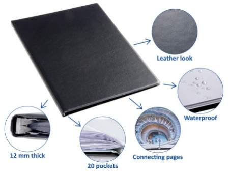 rillstab Protège-documents 'Original', A5, 20 pochettes