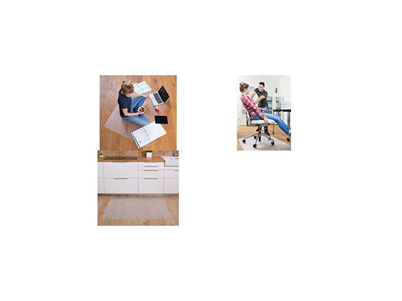 rillstab Tapis de protection pour sols durs, transparent
