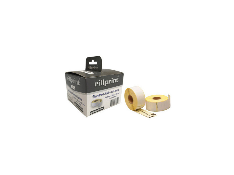 rillstab Rouleau d'étiquettes, 104 x 158 mm, blanc