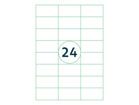 rillprint Etiquette universelle, 70 x 37 mm, blanc