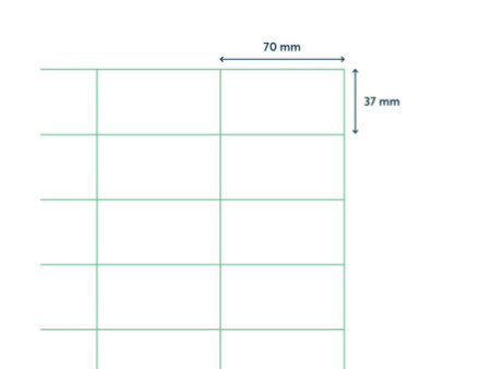 rillprint Etiquette universelle, 70 x 37 mm, blanc