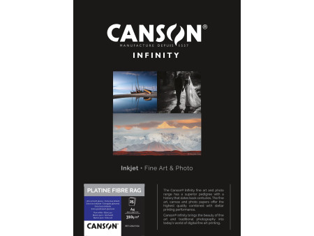 CANSON INFINITY Papier photo 'Platine Fibre Rag', 310 g/m2,