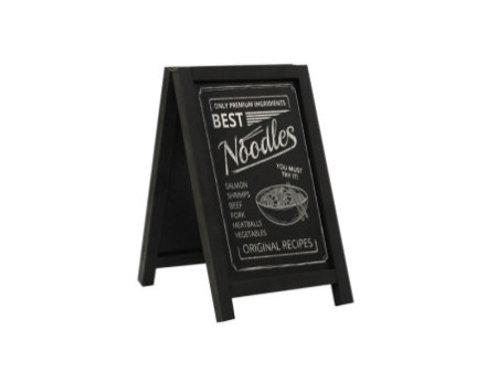 EUROPEL Ardoise de table, mini, noir