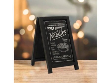 EUROPEL Ardoise de table, mini, noir