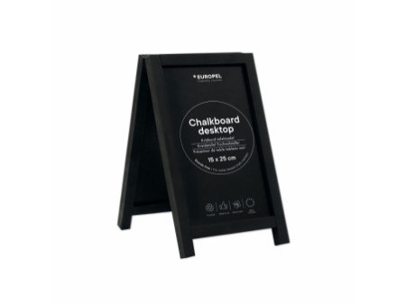 EUROPEL Ardoise de table, mini, noir