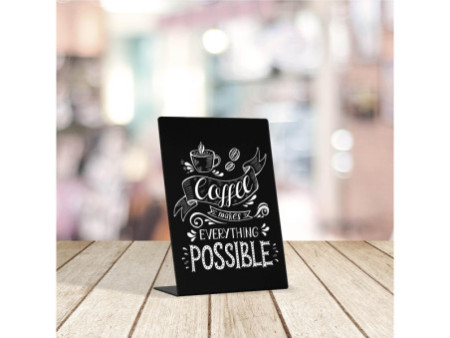 EUROPEL Ardoise de table L-Standard, A5, noir