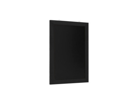 EUROPEL Ardoise avec cadre en bois, 420 x 600 mm, noir