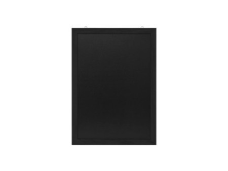 EUROPEL Ardoise avec cadre en bois, 600 x 840 mm, noir
