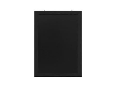 EUROPEL Ardoise avec cadre en bois, 600 x 1.100 mm, noir